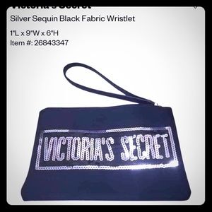 Victoria sequins wristlet